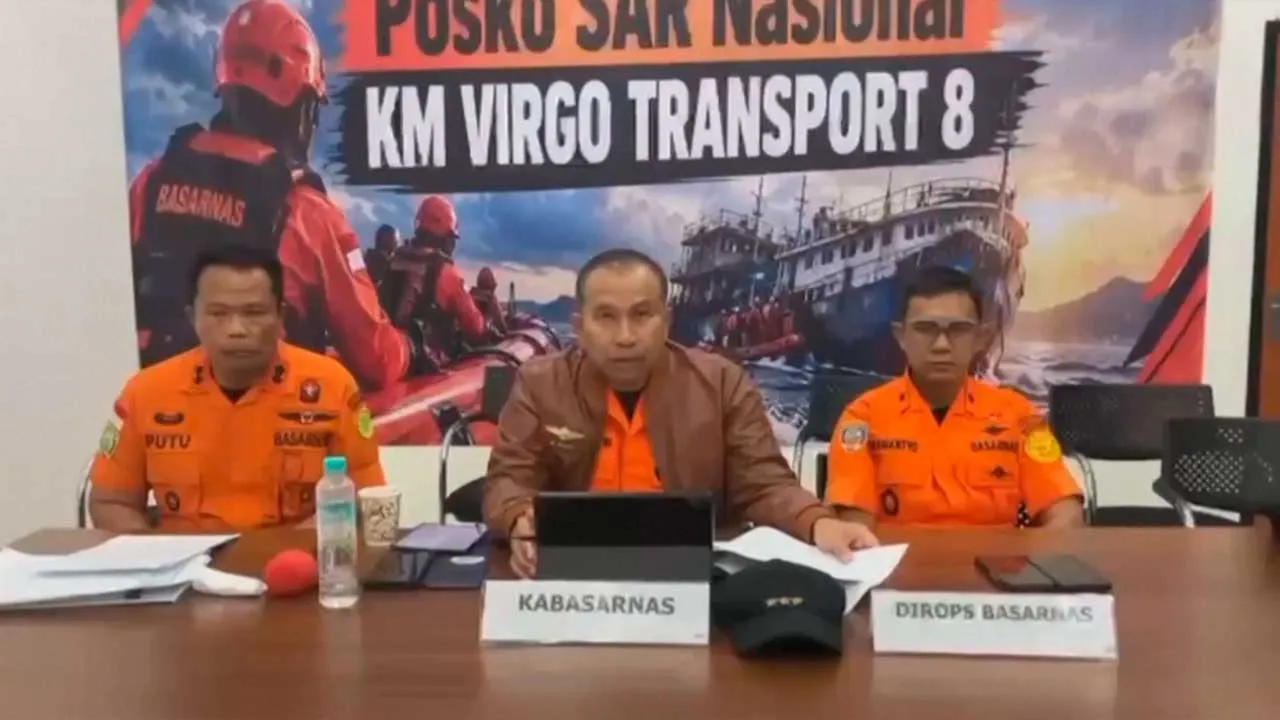 Indonesia searches for 129 missing after ship capsizes
