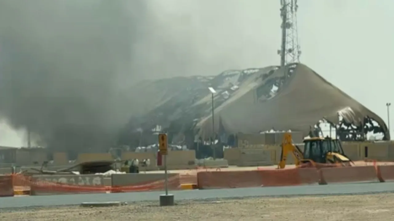🇺🇸🇮🇷 New photos reveal extensive destruction at US military bases across the Middle East following Iranian missile and drone strikes — CBS News  • Prince Sultan Air Base, Saudi Arabia: E-3 Sentry aircraft heavily damaged, with its tail severed  • Camp Buehring, Kuwait: Buildings, barracks, trailers, and vehicles destroyed or heavily damaged  • Camp Arifjan, Kuwait: Buildings damaged by Iranian strikes