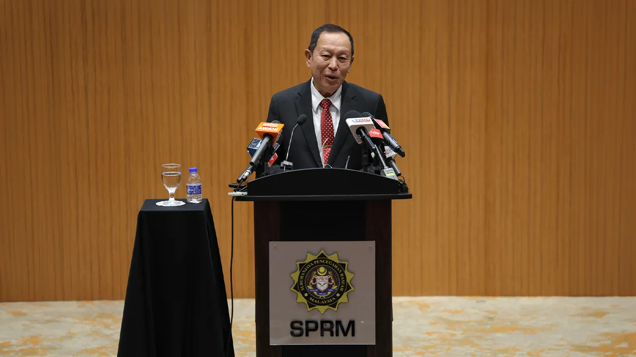 Putrajaya , 2 September 2026. Ketua Pesuruhjaya Suruhanjaya Pencegahan Rasuah Malaysia (SPRM) , Datuk Seri Abdul Halim Aman pada sidang media khas di Ibu Pejabat SPRM Putrajaya.Astro AWANI /SHAHIR OMAR