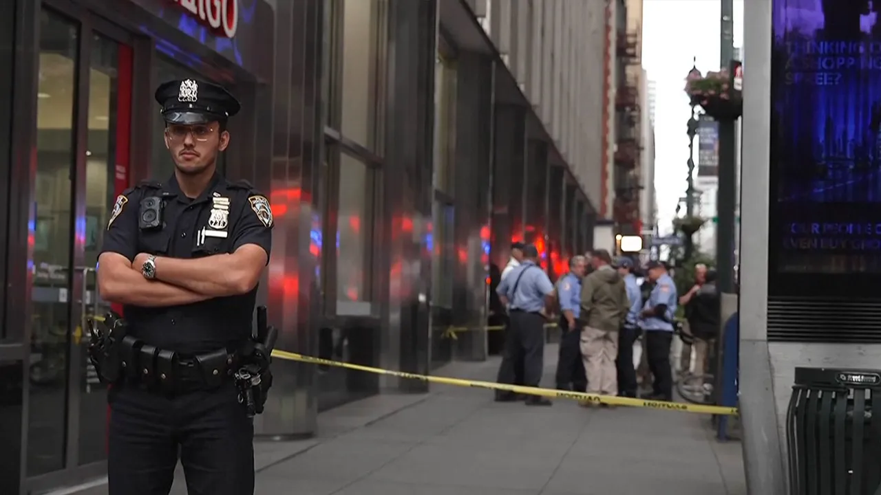 Heavy security presence around New York's Chrysler Building after reports of suspicious package