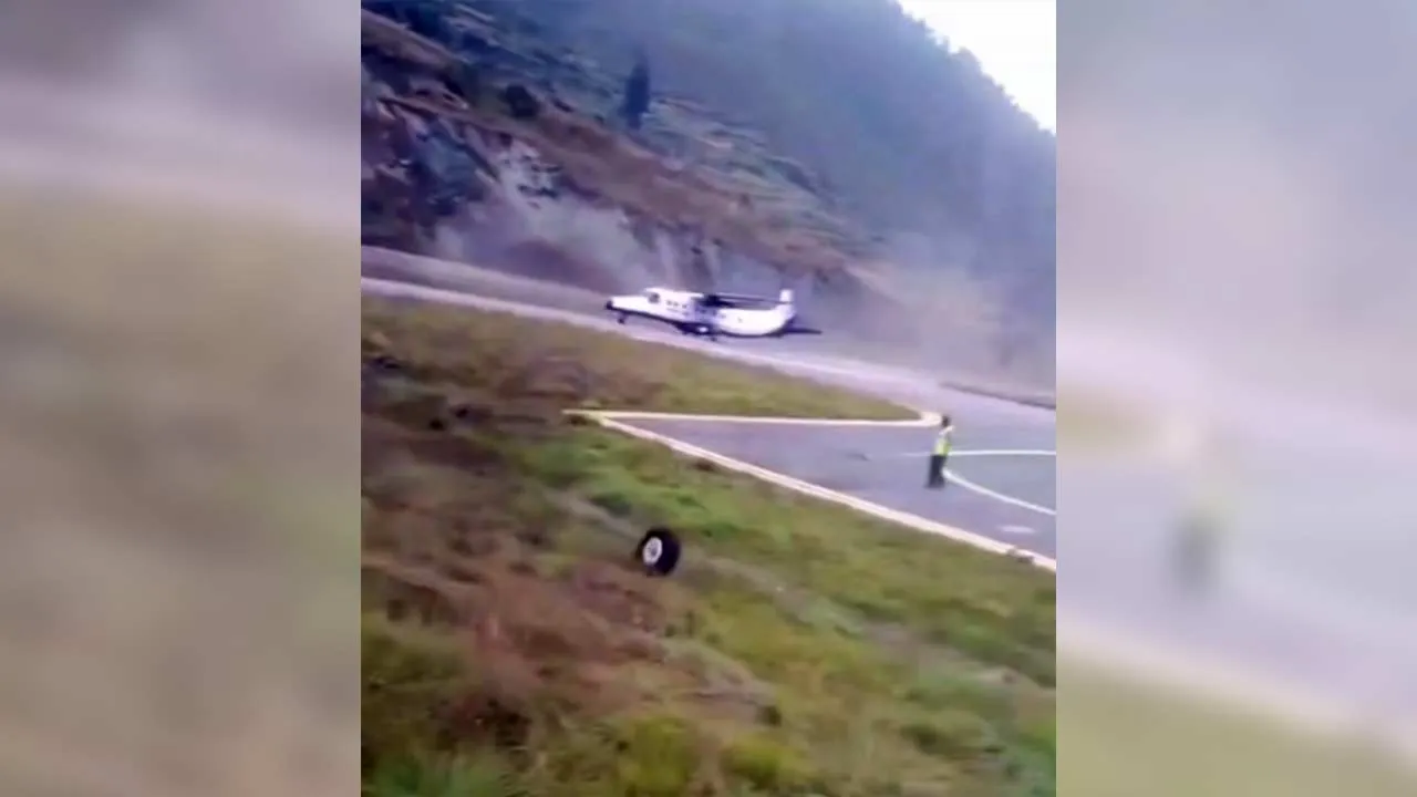 A Sita Air aircraft experienced an incident while landing at Juphal Airport, Dolpa, this morning, September 24. According to the District Police Office, Dolpa, the aircraft’s rear right wheel came off during landing. There were 13 people on board, including seven foreign nationals. Thankfully, no injuries or human casualties have been reported, and all passengers and crew members are safe. The aircraft is currently being inspected, and flight operations at Juphal Airport may be affected while the situation 