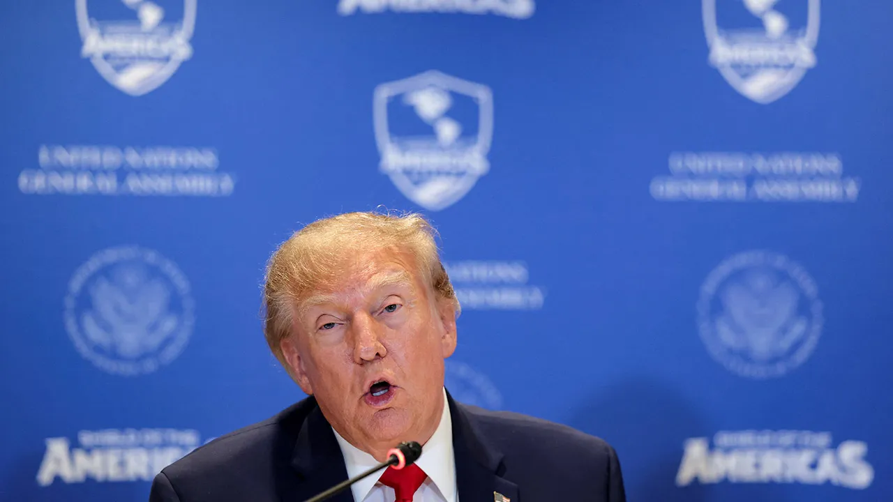 US President Donald Trump participates in a Shield of the Americas event on the sidelines of the 81st United Nations General Assembly (UNGA) in New York City, US, September 22, 2026. REUTERS/Kylie Cooper