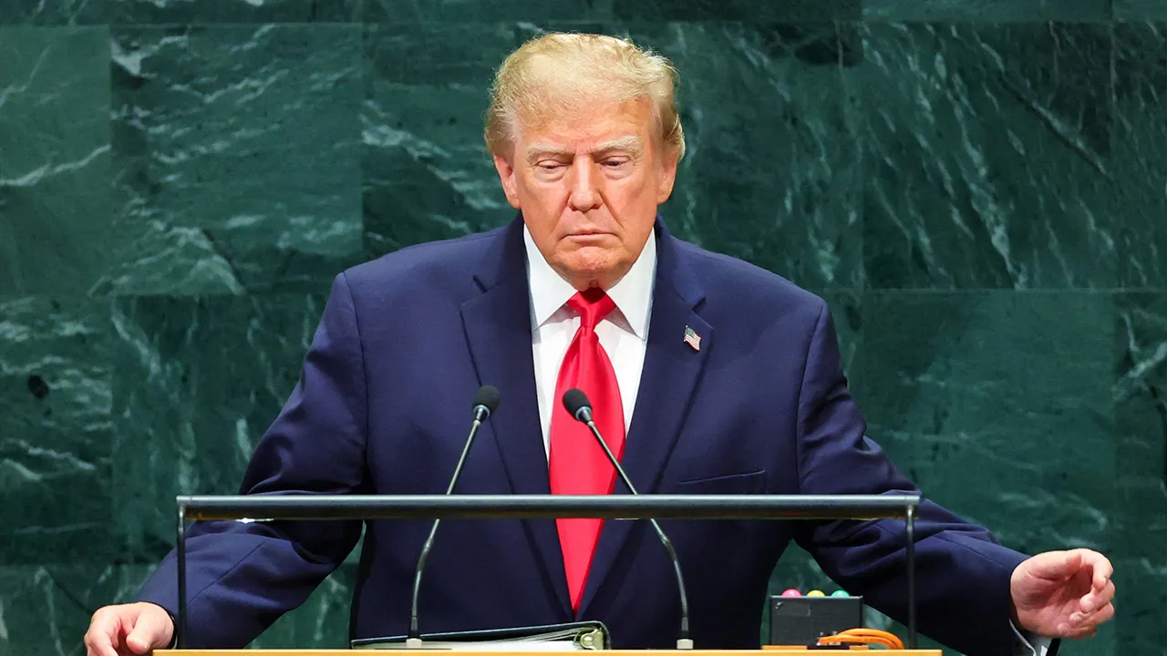 US President Donald Trump addresses the 81st United Nations General Assembly at UN headquarters in New York City, US, September 22, 2026. REUTERS/MIKE SEGAR