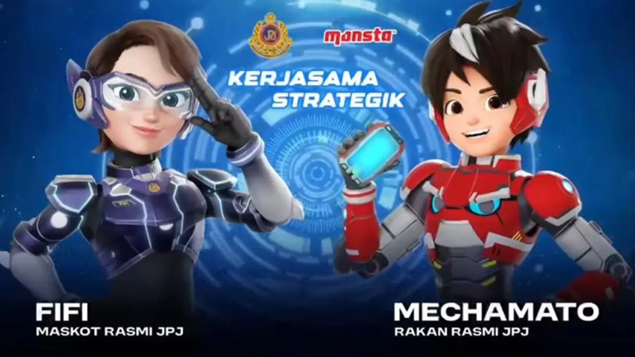 FIFI, maskot rasmi JPJ, kini tampil menerusi kolaborasi strategik JPJ bersama MONSTA Studios Sdn. Bhd. untuk membawa mesej keselamatan jalan raya dengan cara yang lebih segar, kreatif, santai dan dekat dengan masyarakat. FB Jabatan Pengangkutan Jalan Malaysia