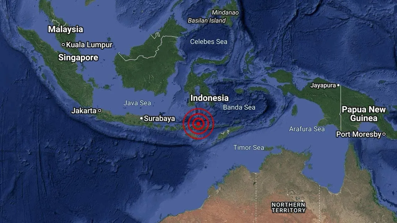 gempa bumi, flores - MetMalaysia