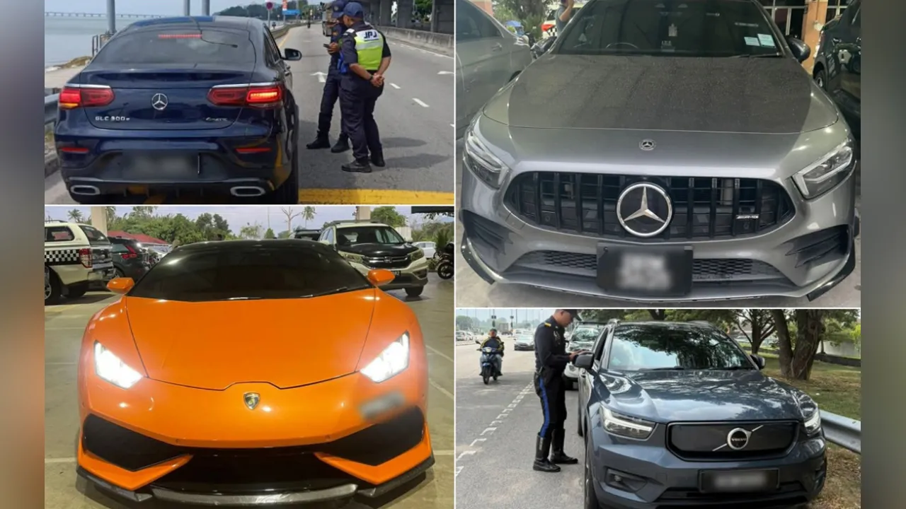 GEORGE TOWN, 7 Sept (Bernama) -- Jabatan Pengangkutan Jalan (JPJ) Pulau Pinang menyita 11 kenderaan mewah termasuk sebuah Lamborghini Huracan yang dianggarkan bernilai lebih RM1 juta dalam Operasi Luxury yang dijalankan di beberapa lokasi di negeri itu, pada 3 Sept lepas.