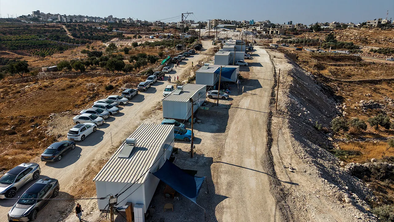 A drone view shows the new Israeli settlement of Maale Arugot, on the day of its inauguration ceremony in Gush Etzion, Israeli-occupied West Bank, September 2, 2026. REUTERS
