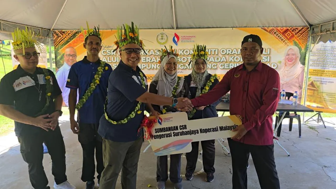 TB_NORIHAN JALAL SUMBANGAN CSR ORANG ASLI KAMPUNG SUNGAI TIANG_SKM