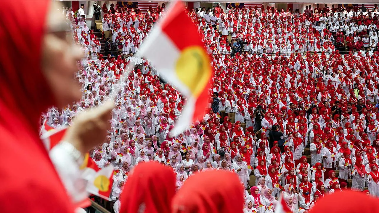 KUALA LUMPUR, 9 Sept - Para perwakilan pada Perasmian Perhimpunan Agung Pergerakan Sayap Wanita, Pemuda dan Puteri UMNO sempena Perhimpunan Agung UMNO (PAU) 2026 di Dewan Merdeka, Pusat Dagangan Dunia Kuala Lumpur (WTCKL) hari ini. - fotoBERNAMA (2026) HAK CIPTA TERPELIHARA