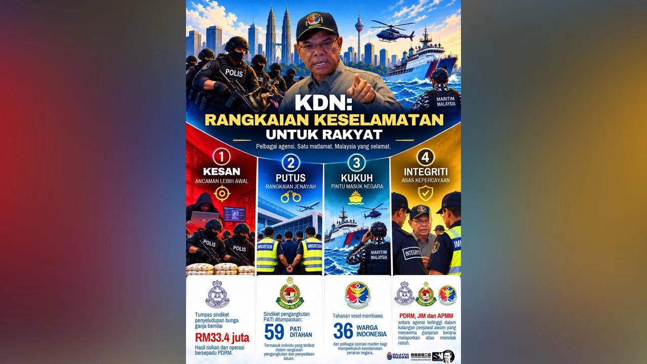 KDN: RANGKAIAN KESELAMATAN UNTUK RAKYAT -- FB Saifuddin Nasution Ismail﻿