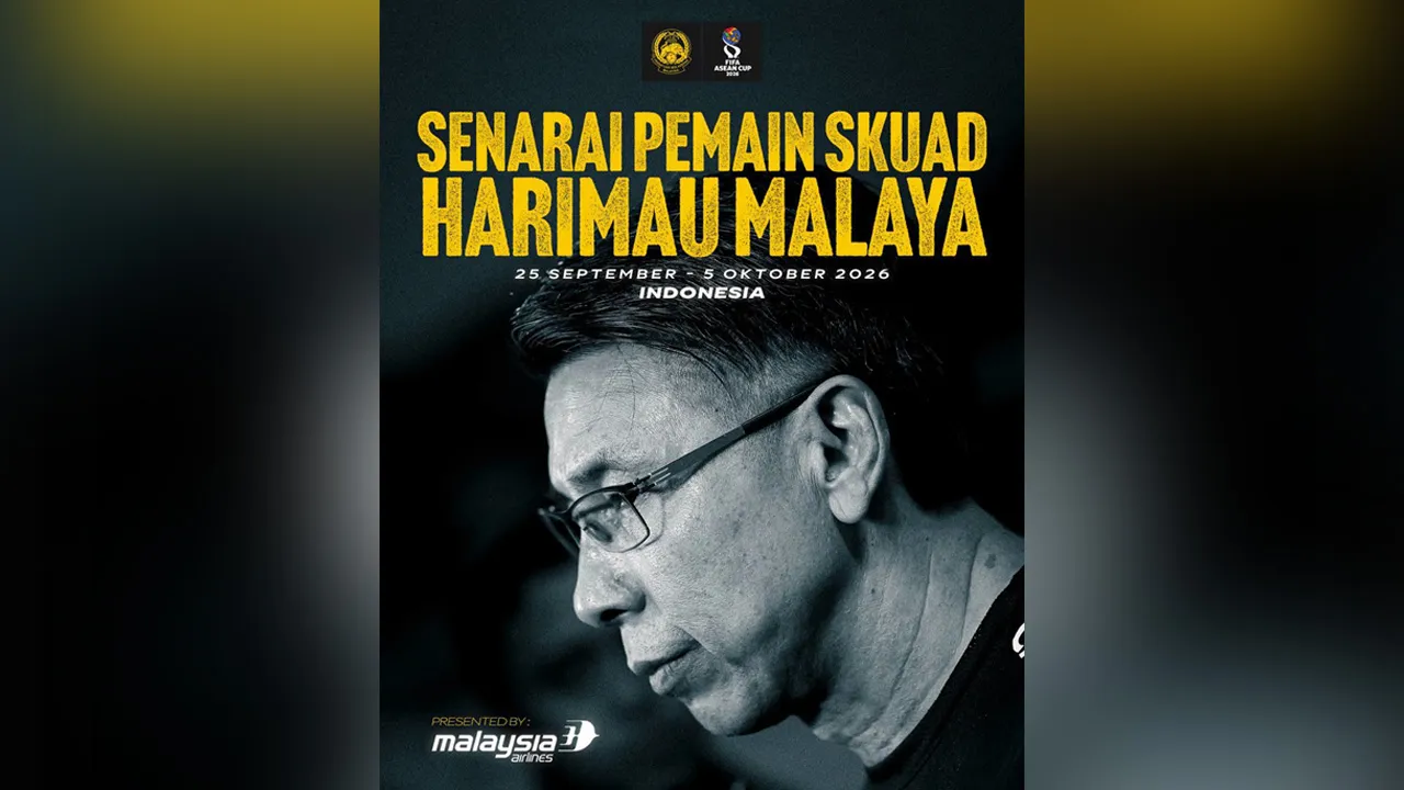 Berikut senarai 23 pemain yang dipilih oleh ketua jurulatih interim kebangsaan, Tan Cheng Hoe bagi membawa cabaran skuad Harimau Malaya pada Piala ASEAN FIFA 2026 di Jakarta dan Bandung, Indonesia dari 25 September hingga 5 Oktober 2026. Bergson Da Silva, Manuel Hidalgo dan Brad Tapp antara muka baharu yang tersenarai kali ini! 🇲🇾 kredit: Facebook Malaysia NT