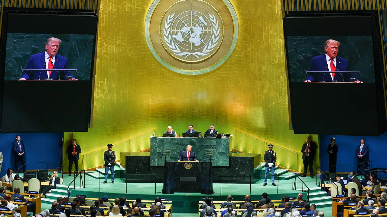 US President Donald Trump addresses the 81st United Nations General Assembly at UN headquarters in New York City, US, September 22, 2026. REUTERS/MIKE SEGAR