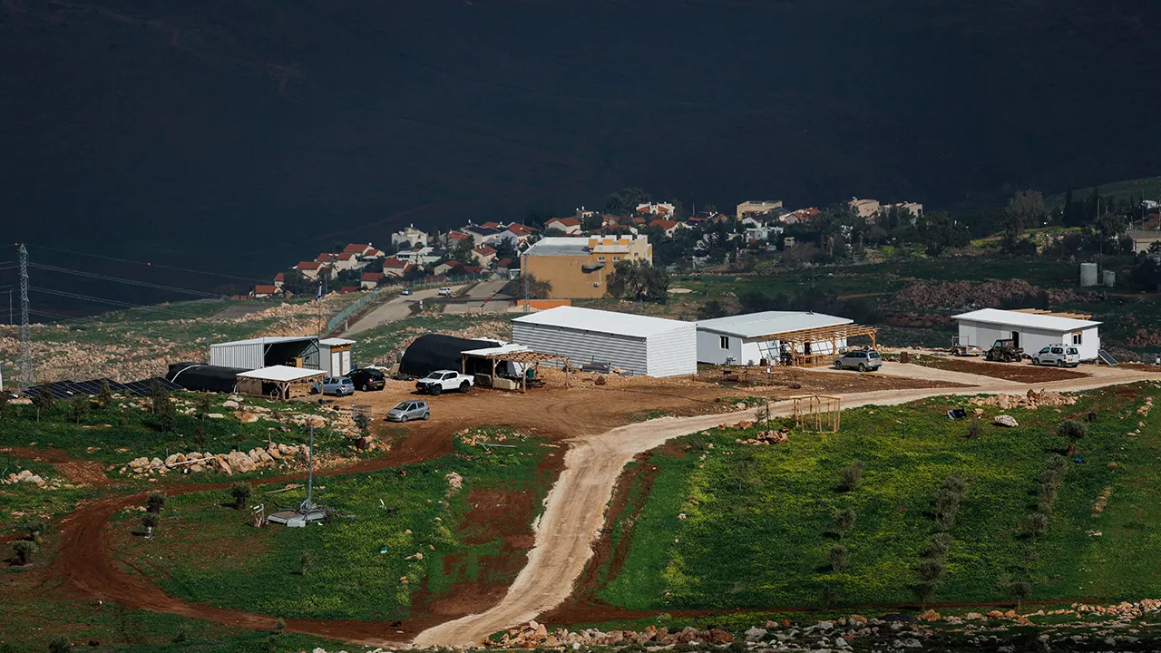 A new Israeli settlement near the Palestinian village of Turmus Ayya in the Israeli-occupied West Bank, February 24, 2026. REUTERS/Ammar Awad