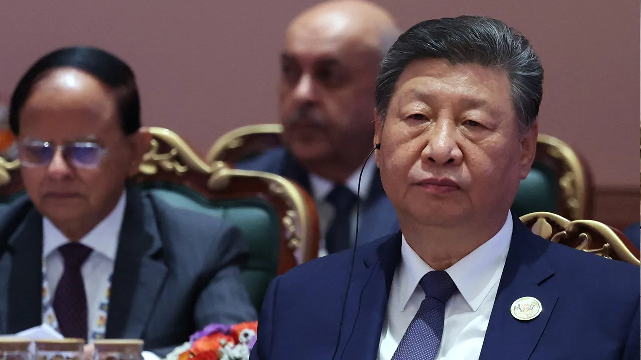 Chinese President Xi Jinping attends a session on day two of the BRICS Summit in New Delhi, India, September 13, 2026. Sputnik/Alexander Kazakov/Pool via REUTERS ATTENTION EDITORS - THIS IMAGE WAS PROVIDED BY A THIRD PARTY.