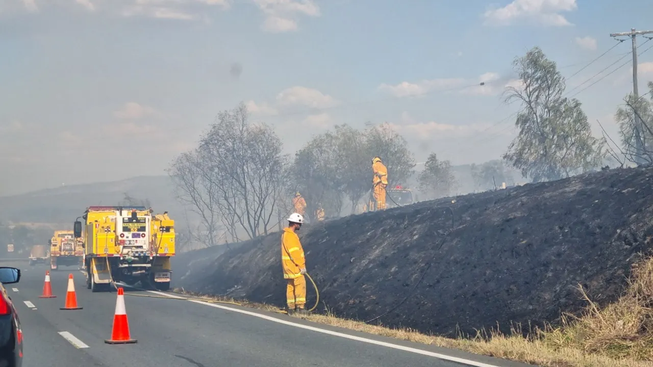 Firefighters responded to more than 70 vegetation fires across the state in the 24 hours to Sunday afternoon, capping off a busy weekend._X @QldFireDept