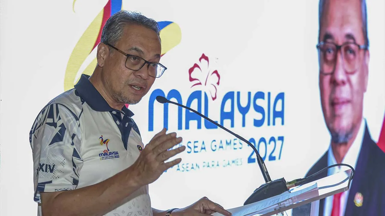 KUALA LUMPUR, 24 Okt -- Ketua Pegawai Eksekutif Sekretariat Jawatankuasa Penganjur Sukan SEA Malaysia 2027 (MASOC 2027) Datuk Abdul Rashid Yaakub menyampaikan ucapan pada majlis pelancaran jelajah promosi Sukan SEA ke-34 dan Sukan Para ASEAN (APG) ke-14, hari ini.  -- fotoBERNAMA (2026) HAK CIPTA TERPELIHARA