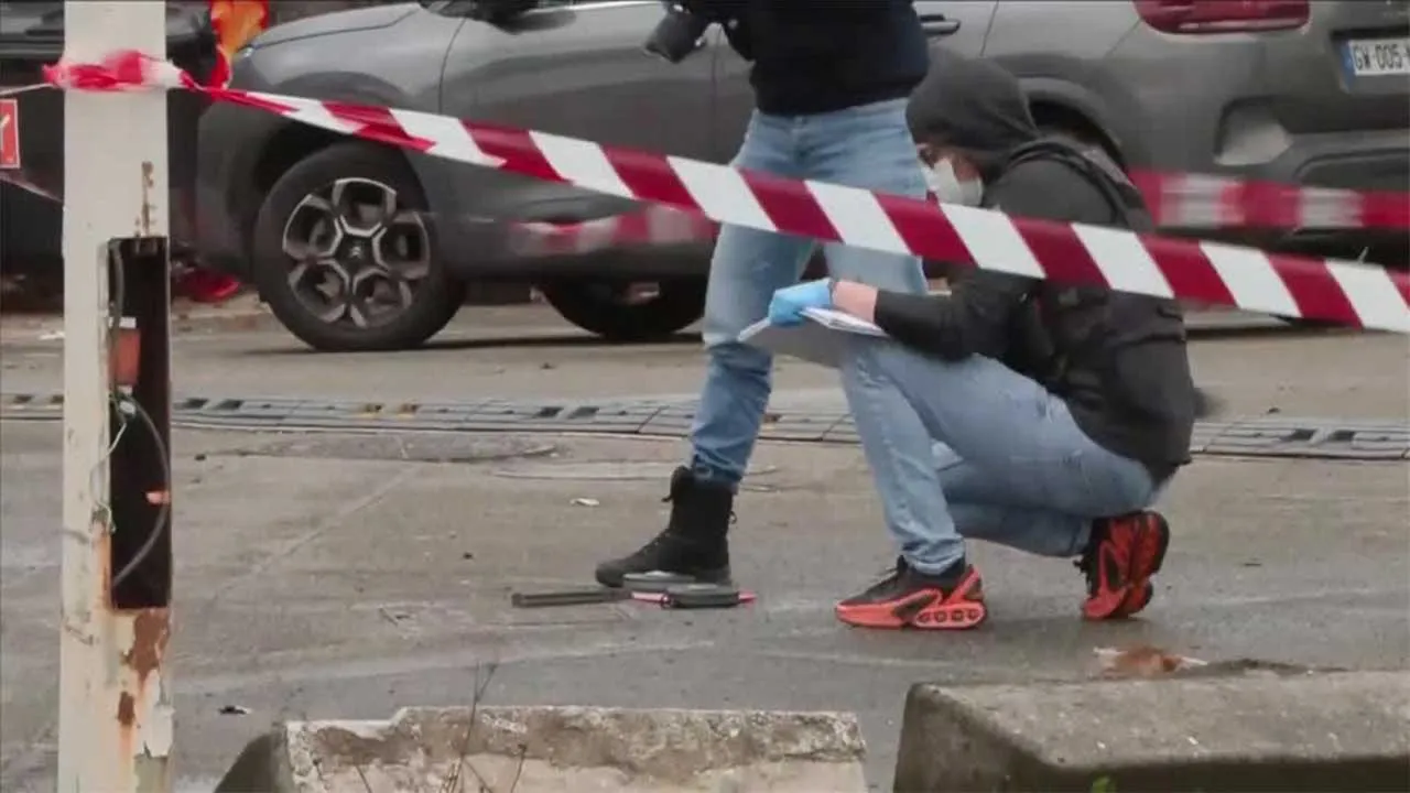 One killed, four injured in drive-by shooting near Paris