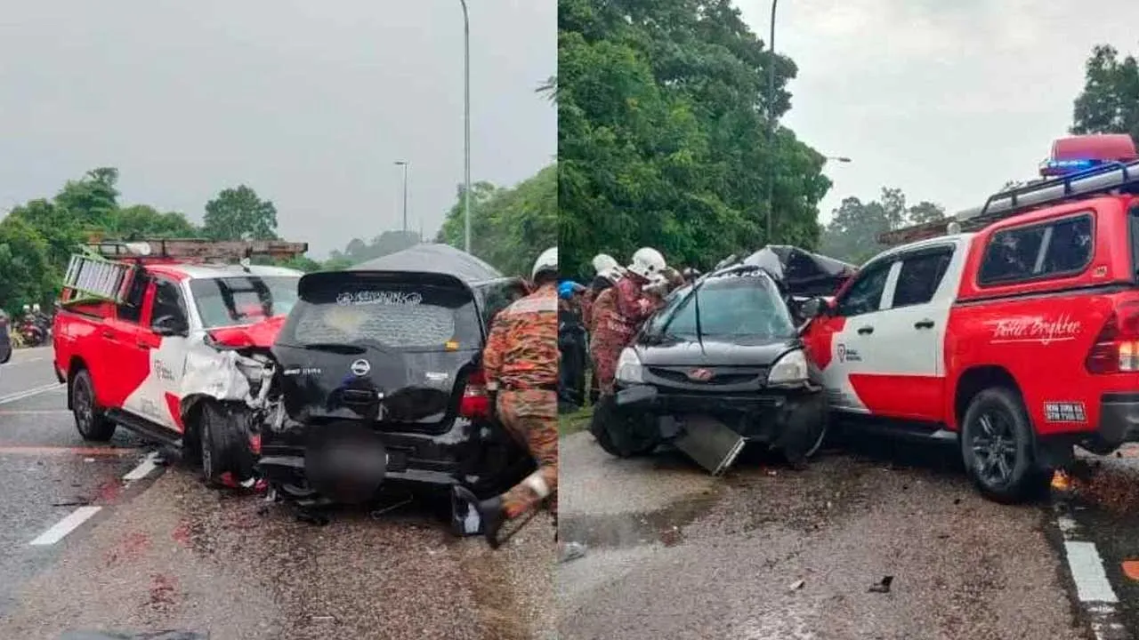 DUNGUN – Hasrat tiga sekeluarga untuk pulang ke Kelantan tidak kesampaian apabila mereka maut dalam kemalangan di Kilometer 90, Jalan Kuala Terengganu-Kuantan, berhampiran Bukit Bauk, di sini, pada Ahad.