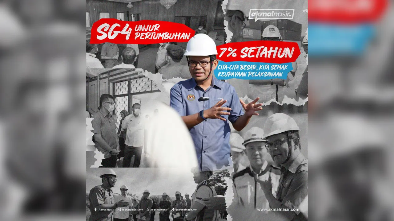 SG4 UNJUR PERTUMBUHAN 7% SETAHUN : CITA-CITA BESAR, KITA SEMAK KEUPAYAAN PELAKSANAAN_FB Akmal Nasir﻿.