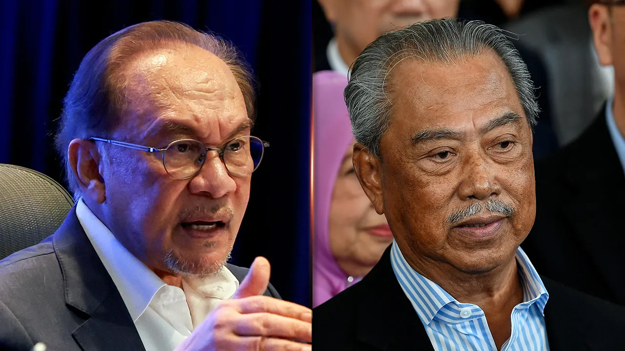 Datuk Seri Anwar Ibrahim, Tan Sri Muhyiddin Yassin - BERNAMA