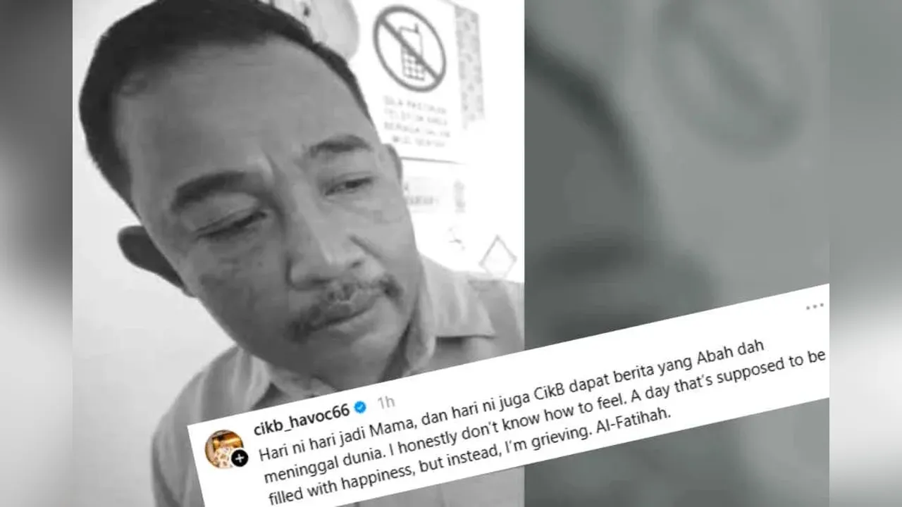 Cik B berkongsi berita duka mengenai bapanya meninggal dunia pada Sabtu. SINAR HARIAN
