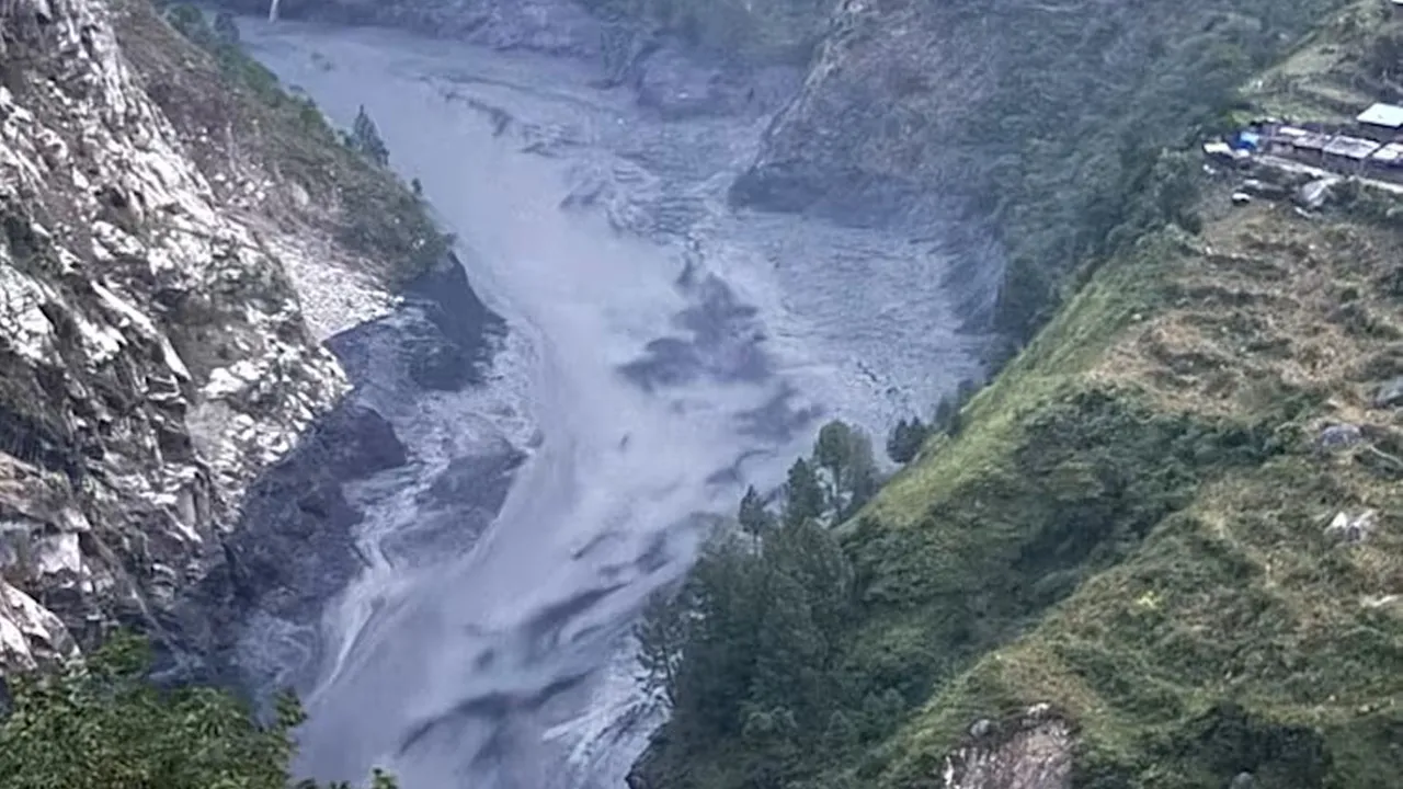 In this photo provided by the Nepal Army, Budhi Gandaki river in north central Nepal is seen in spate, Sunday, Oct 11, 2026. (Photo: AP/Nepal Army)