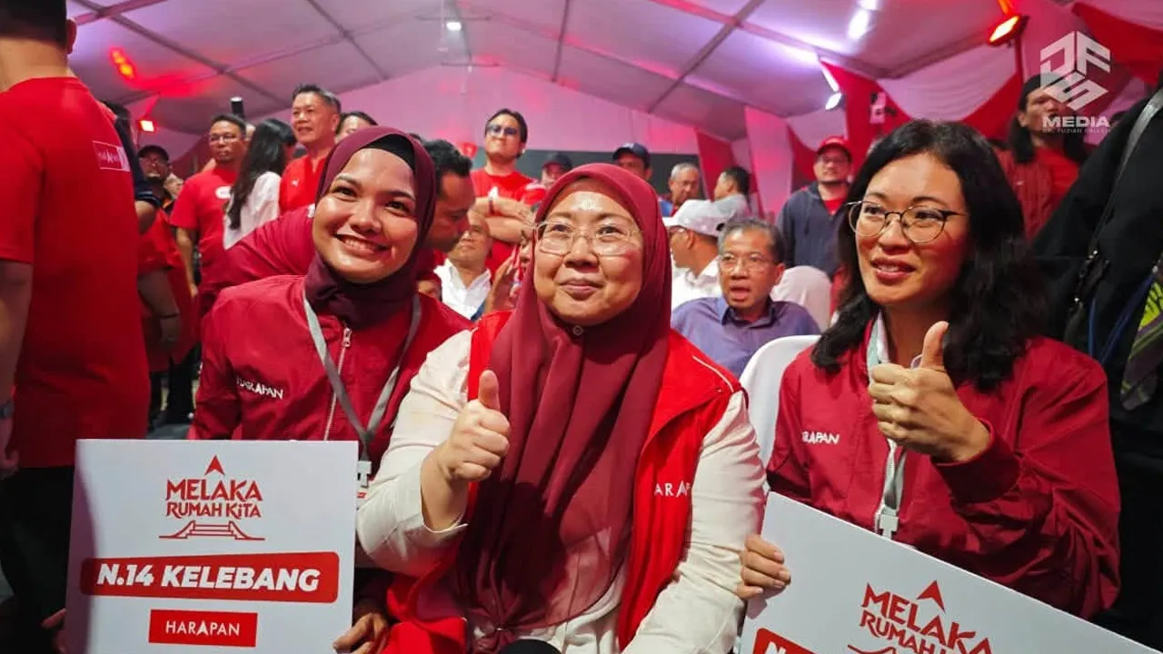 EMPAT DARIPADA SEMBILAN CALON KEADILAN MELAKA ANAK MUDA. FB Fuziah Salleh