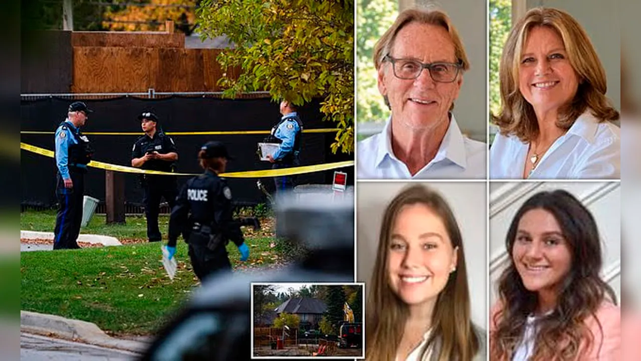 Canadian CEO and two daughters SHOT, wife struck with HAMMER during terrifying home invasion at multimillion-dollar Toronto mansion  All four victims were severely injured  'Uncertain' if the three masked attackers escaped with anything — police_X @RT