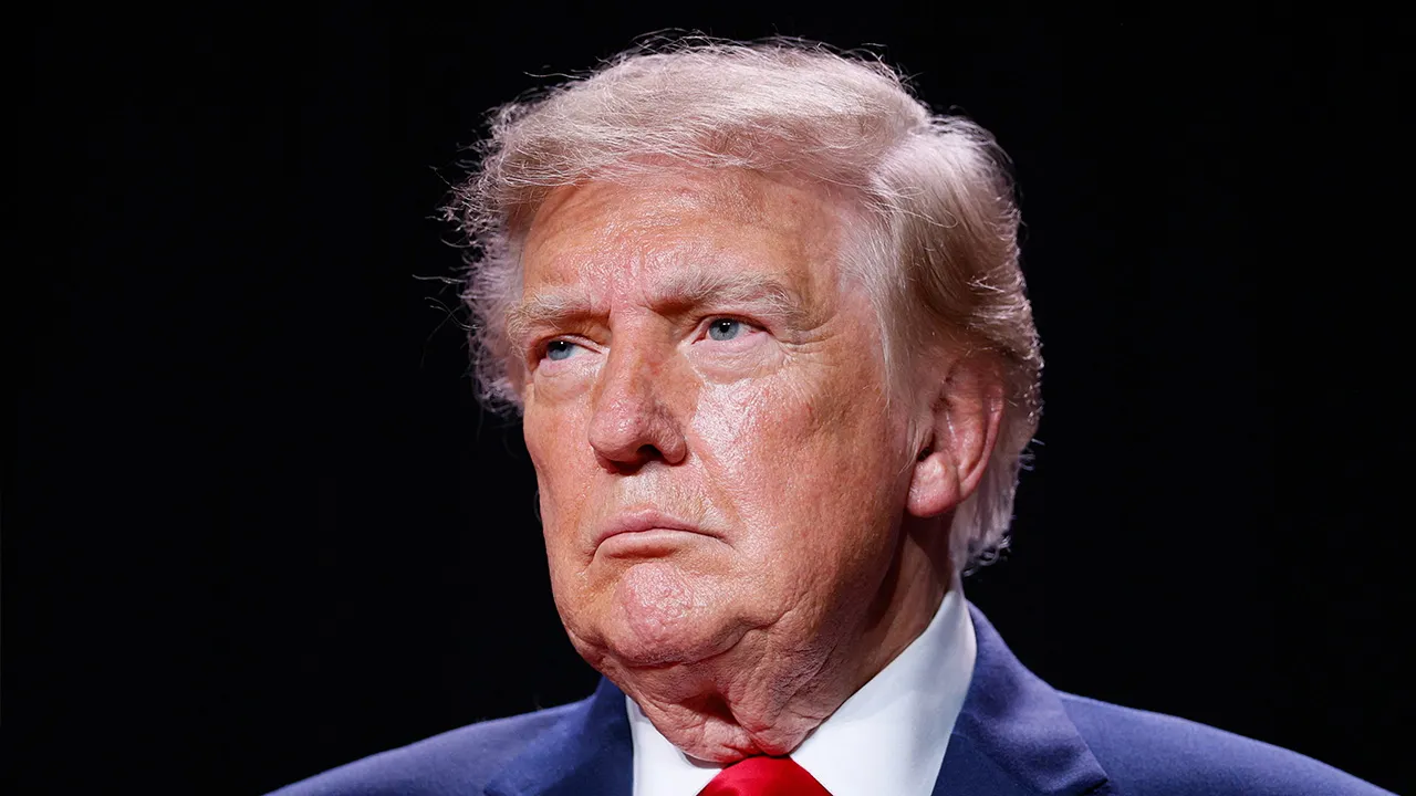 US President Donald Trump looks on during a campaign rally for Republican US Senate candidate Ken Paxton at Freeman Coliseum in San Antonio, Texas, US, October 7, 2026. REUTERS/Evan Vucci