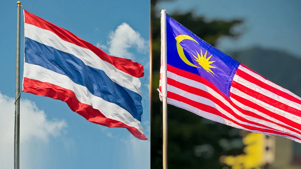 FLAG MALAYSIA THAILAND