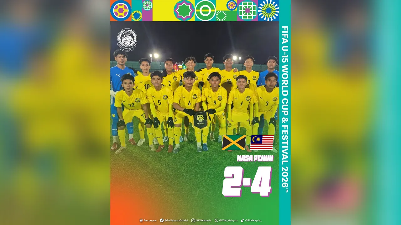 HARIMAU MUDA MARA KE SUKU AKHIR, BELASAH JAMAICA 4- 2 DI PIALA DUNIA B-15