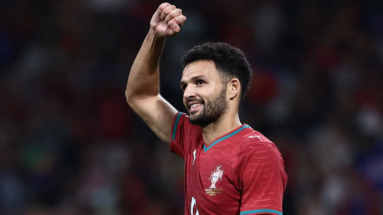 Soccer Football - Nations League - Group A4 - Portugal v Norway - Estadio do Dragao, Porto, Portugal - October 4, 2026 Portugal's Goncalo Ramos