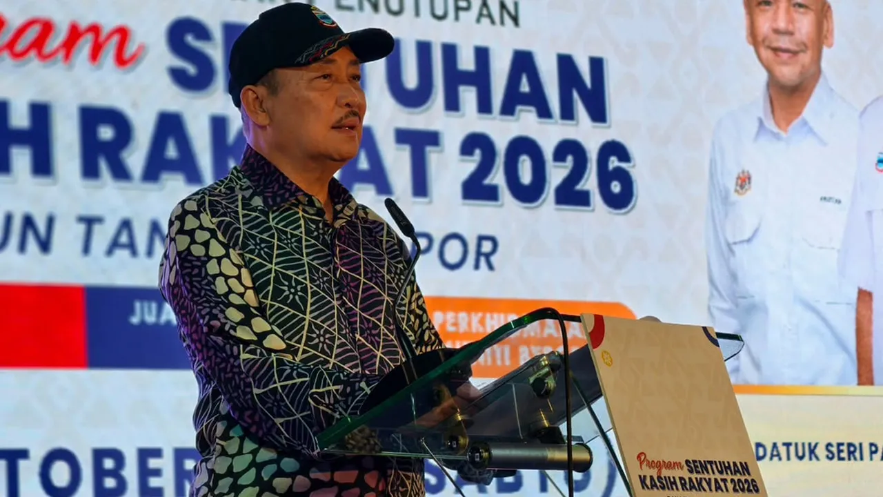 Datuk Seri Hajiji Noor di Program Sentuhan Kasih Rakyat 2026. Astro AWANI