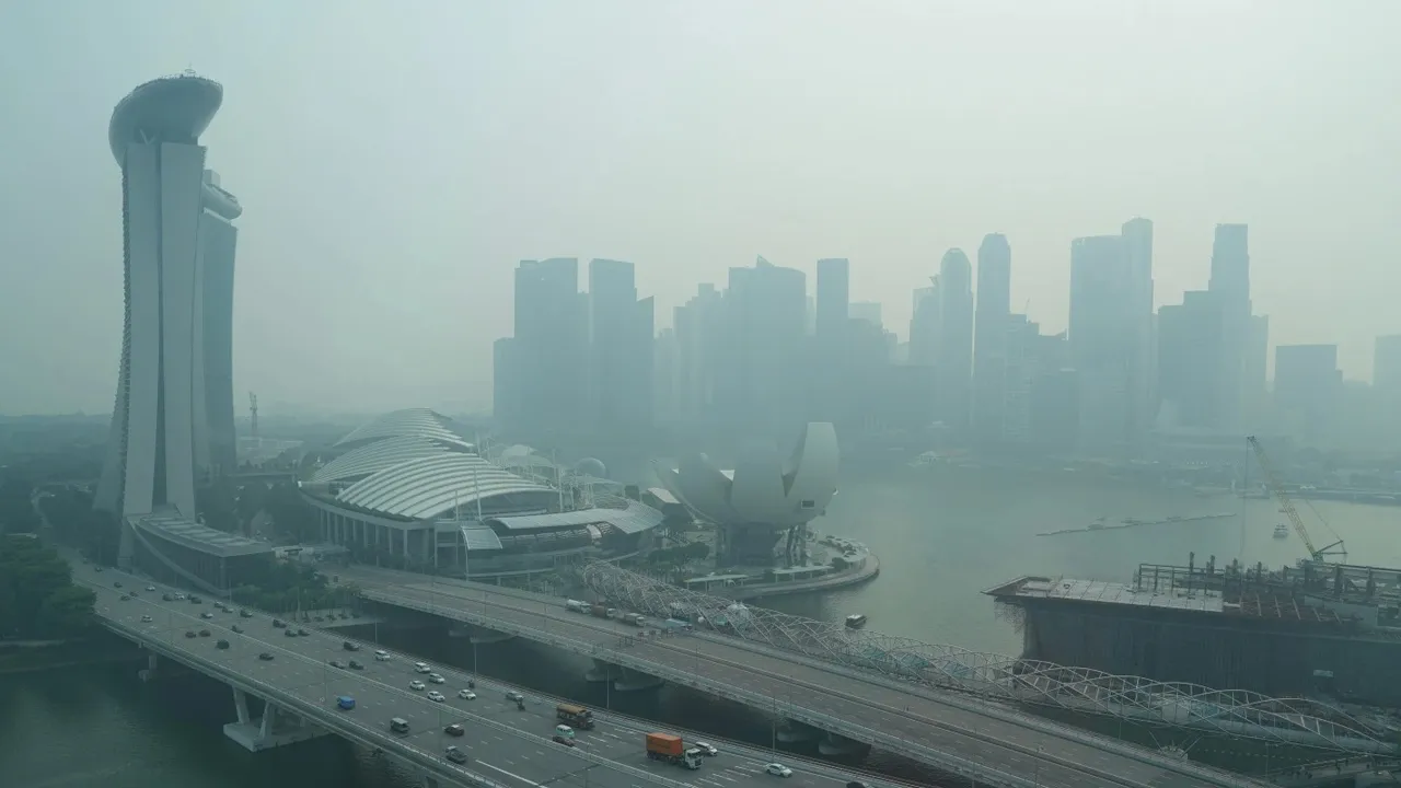 Jerebu Singapura. AP NEWS