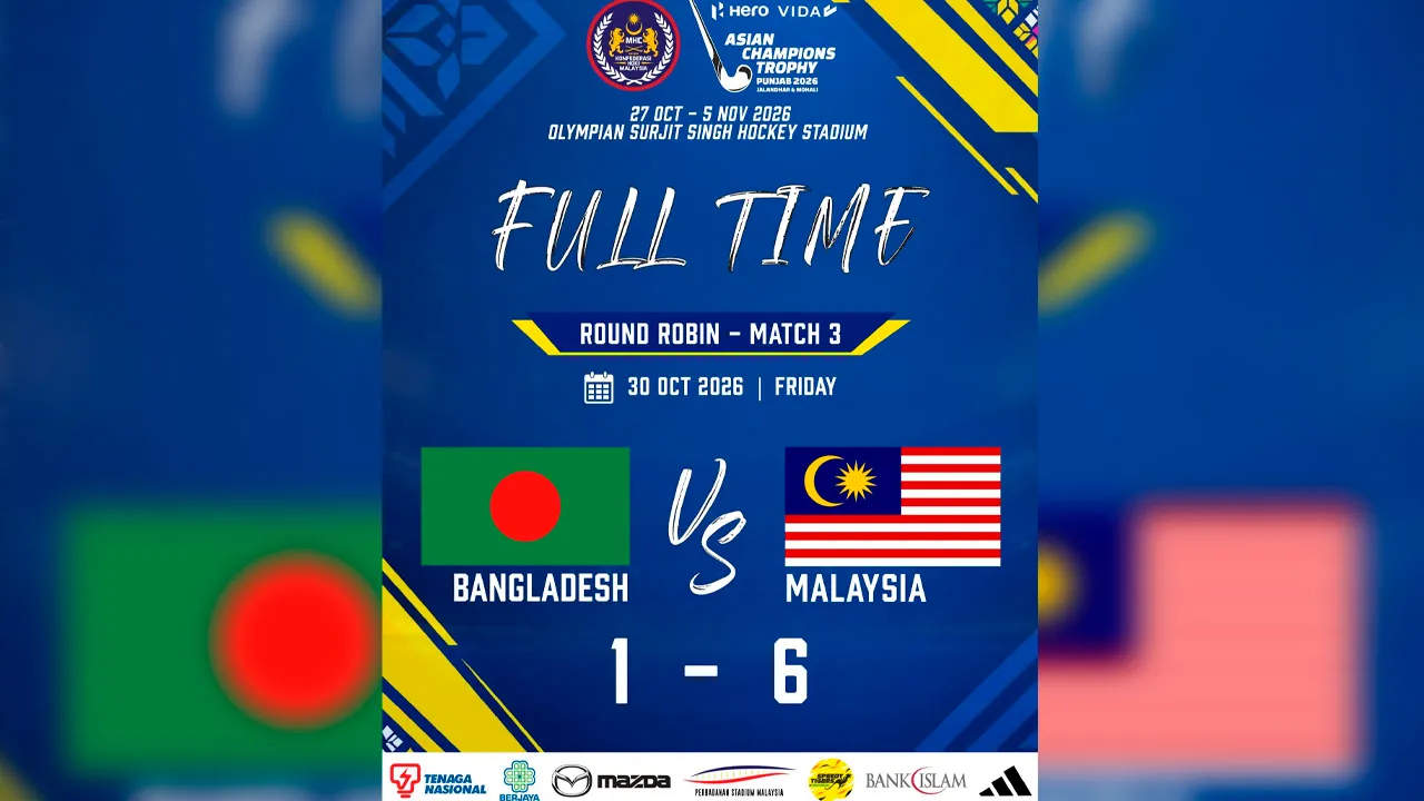 Hero Asian Champions Trophy Punjab 2026 30 Oct 26 - Round Robin Match 3_ FB Malaysian Hockey Confederation