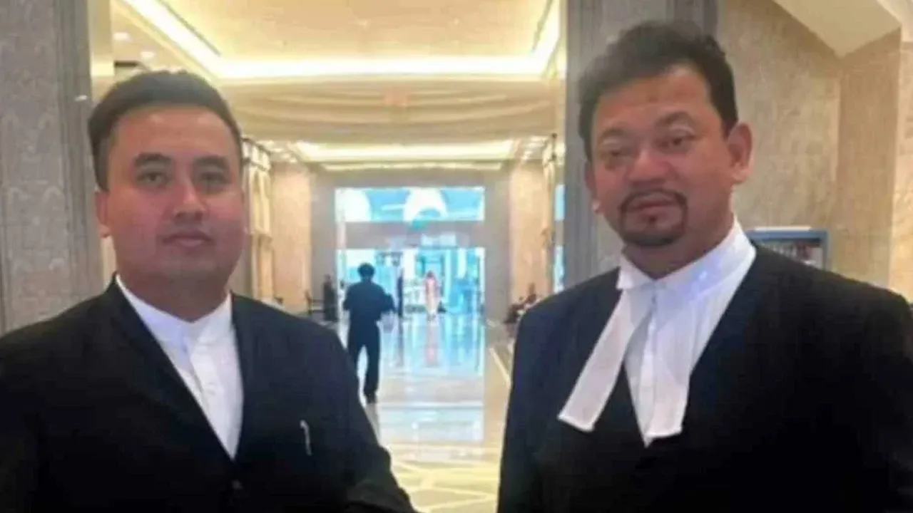 Kamal Hisham (kanan) dan Muhammad Nor. - Foto Sinar Harian