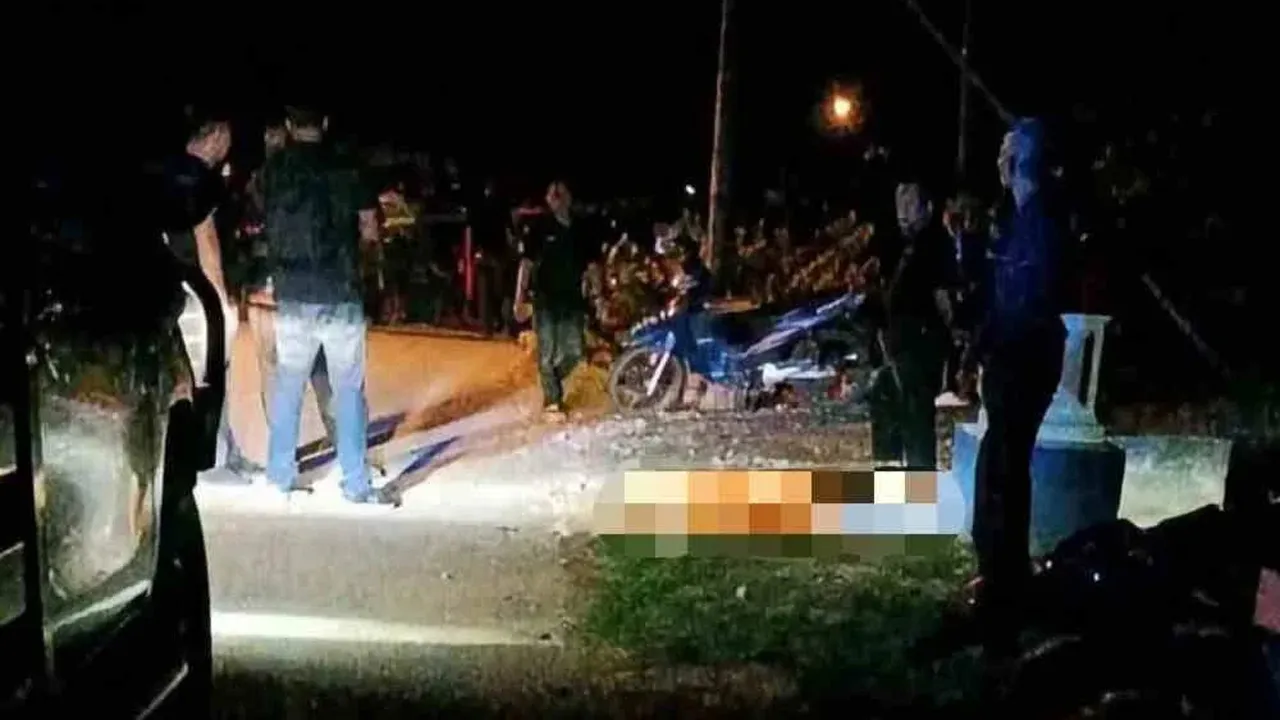 OTA TINGGI – Seorang lelaki berusia 41 tahun ditahan bagi membantu siasatan kes bunuh seorang peneroka berusia 68 tahun di Felda Lok Heng Selatan, di sini, pada Isnin._Sinar Harian