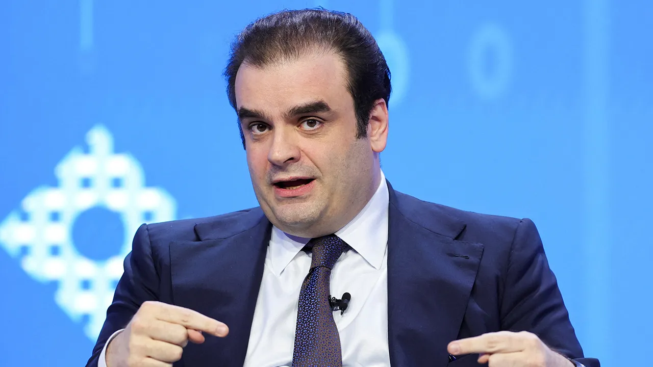 Kyriakos Pierrakakis, President of the Eurogroup, Minister of Economy and Finance, Greece, speaks during a seminar on Forging Resilient and Dynamic Economies for the Future, at the IMF/World Bank 2026 Annual Meetings at Queen Sirikit National Convention Center (QSNCC) in Bangkok, Thailand, October 15, 2026. REUTERS/Athit Perawongmetha