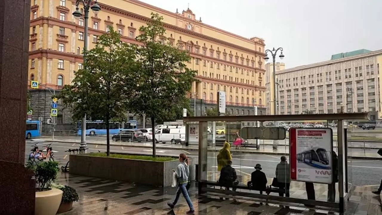 A view of Lubyanskaya Square with the historical the Federal Security Service (FSB) building, left, in Moscow, Russia, on Jul 12, 2023. (Photo: AP)