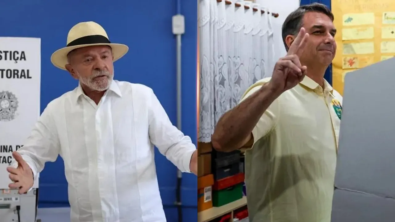 Luiz Inácio Lula da Silva votes in the general election in Sao Bernardo do Campo & Flávio Bolsonaro casts his vote at a polling station in Rio de Janeiro