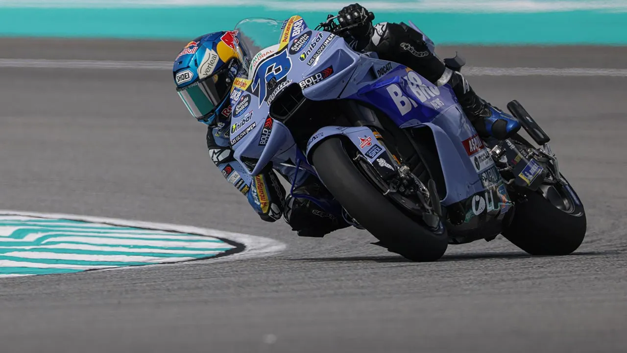 SEPANG, Oct 31 -- BK8 Gresini Racing MotoGP rider Alex Marquez takes to the circuit on the second day of practice ahead of the 2026 Malaysian Motorcycle Grand Prix (MotoGP) at the Sepang International Circuit today.  -- fotoBERNAMA (2026) COPYRIGHT RESERVED