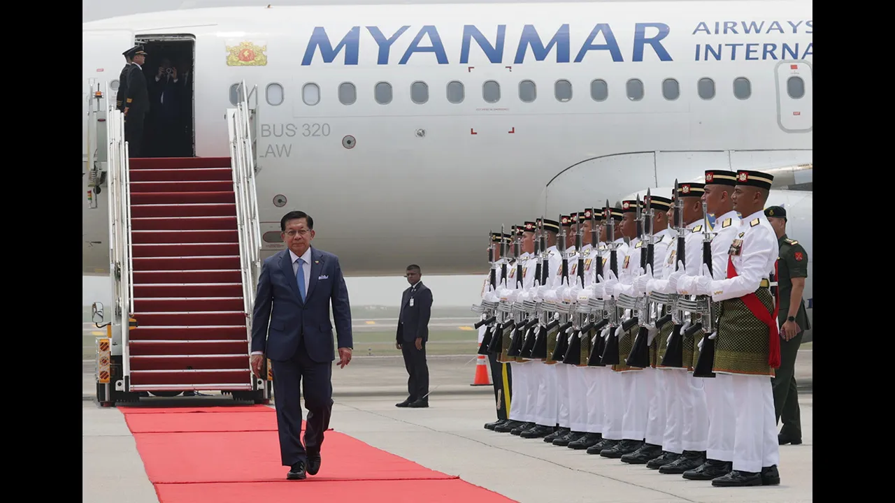 SEPANG, Oct 7 - Myanmar President Min Aung Hlaing arrives in Malaysia today for a two-day official visit, with the repatriation of Myanmar nationals in Malaysia among the key issues to be discussed with Prime Minister Datuk Seri Anwar Ibrahim.