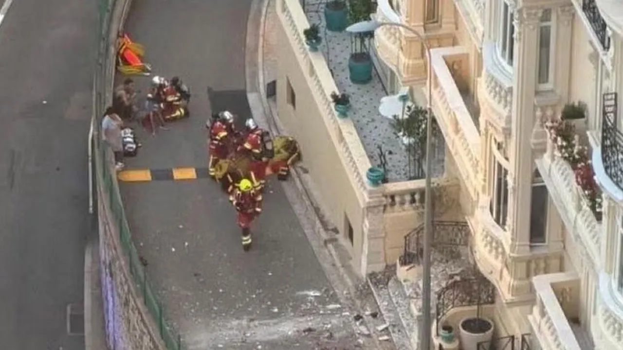 A bomb packed with bolts and metal shot tore through the lobby of a luxury building in Monaco tonight, injuring sanctioned Ukrainian oligarch Vadym Yermolaiev and his family.