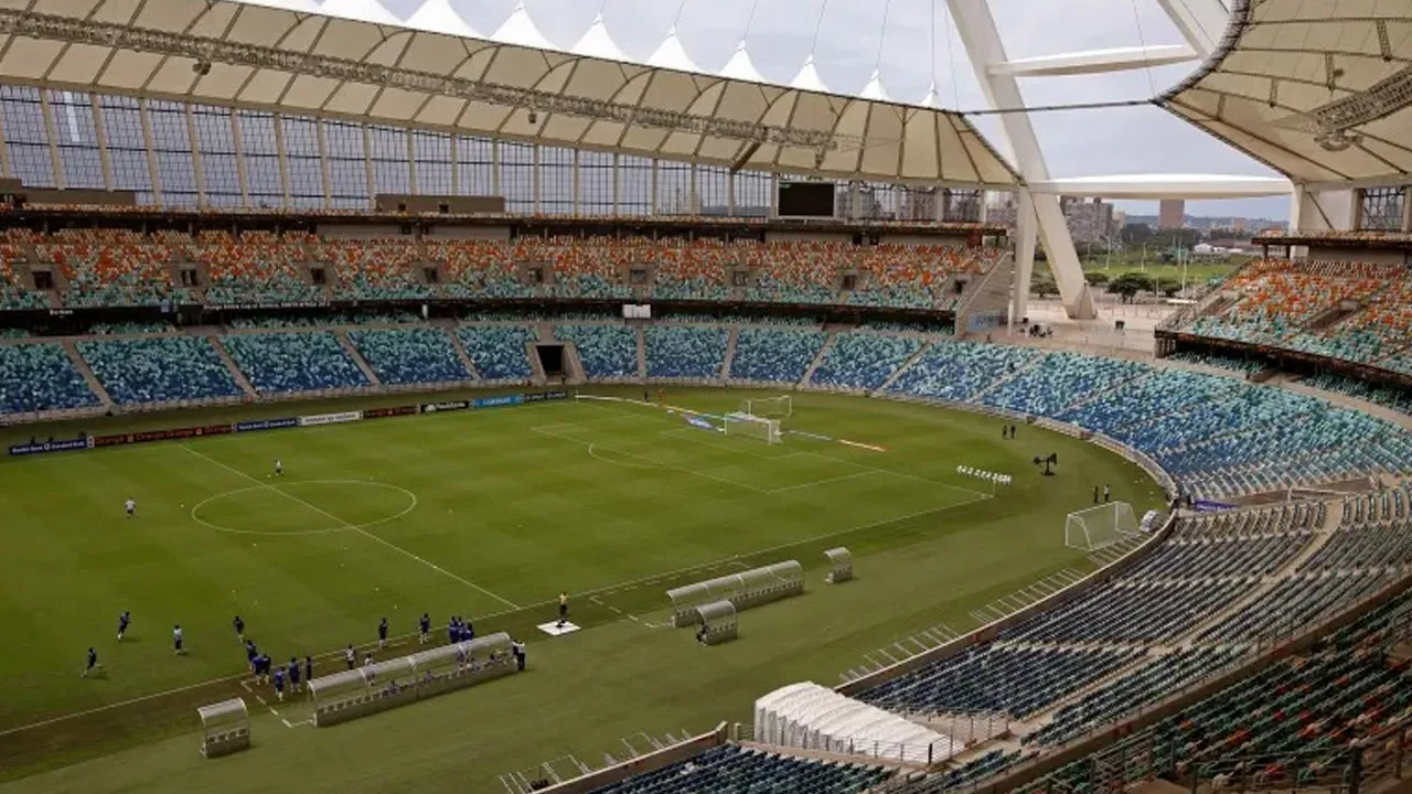 Stadium Moses Mabhida di Durban, wilayah KwaZulu-Natal, Afrika Selatan. (Foto AP)