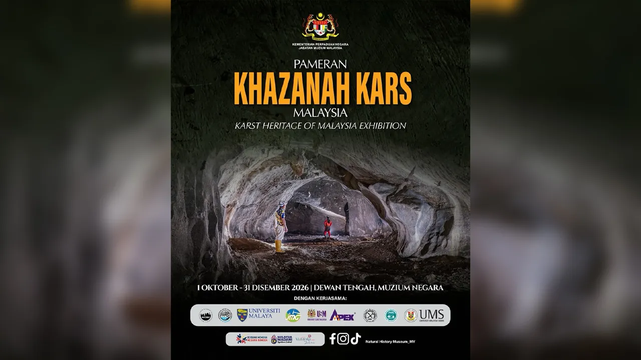 KPN melalui Jabatan Muzium Malaysia (JMM) membawakan Pameran Khazanah Kars Malaysia, meneroka dunia gua dan kars yang penuh dengan keajaiban geologi, biodiversiti, penemuan arkeologi serta kisah sejarah dan budaya masyarakat kita. _IG aaronagodagang