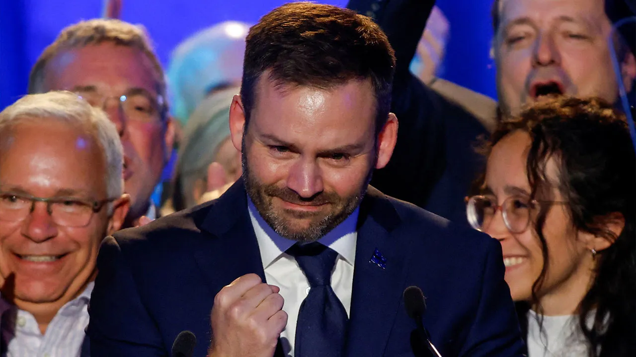 Parti Quebecois (PQ) leader Paul St-Pierre Plamondon reacts to the results of the provincial elections, in Montreal, Quebec, Canada, October 5, 2026. REUTERS/Patrick Doyle