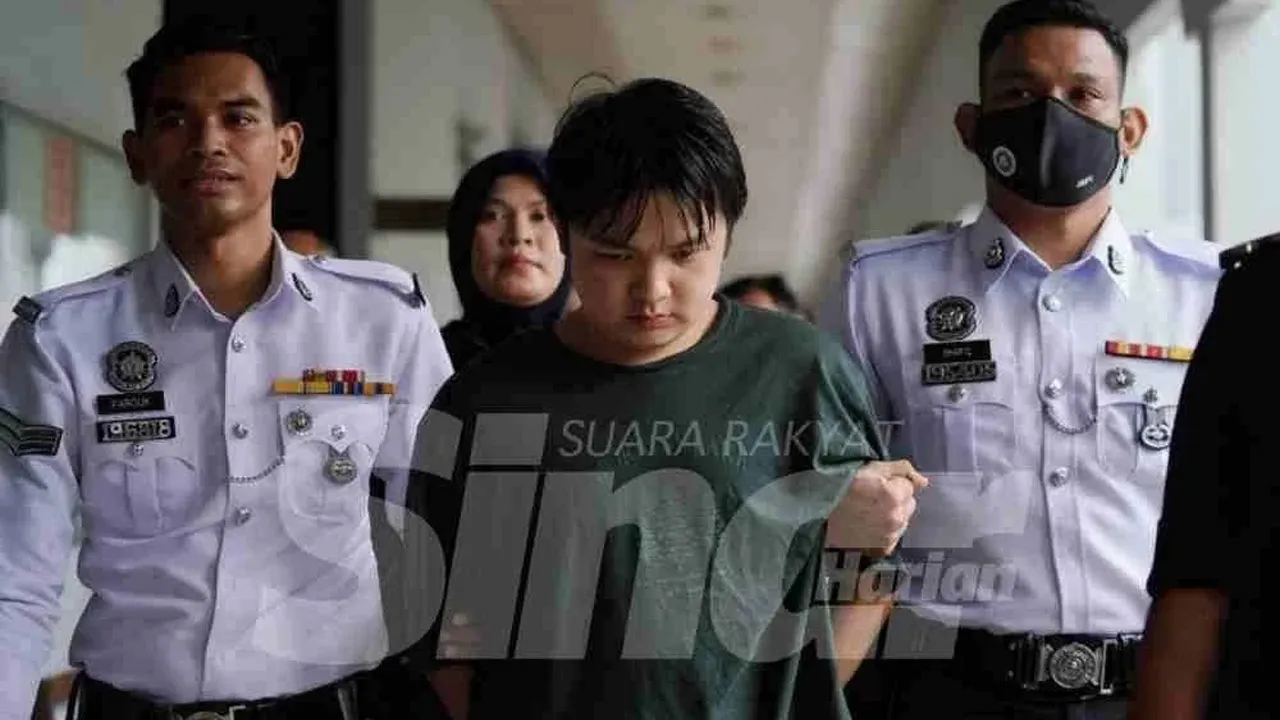 Pemandu kereta BYD dibawa ke Mahkamah Majistret Kuala Lumpur pada Khamis. Foto Sinar Harian- ROSLI TALIB.