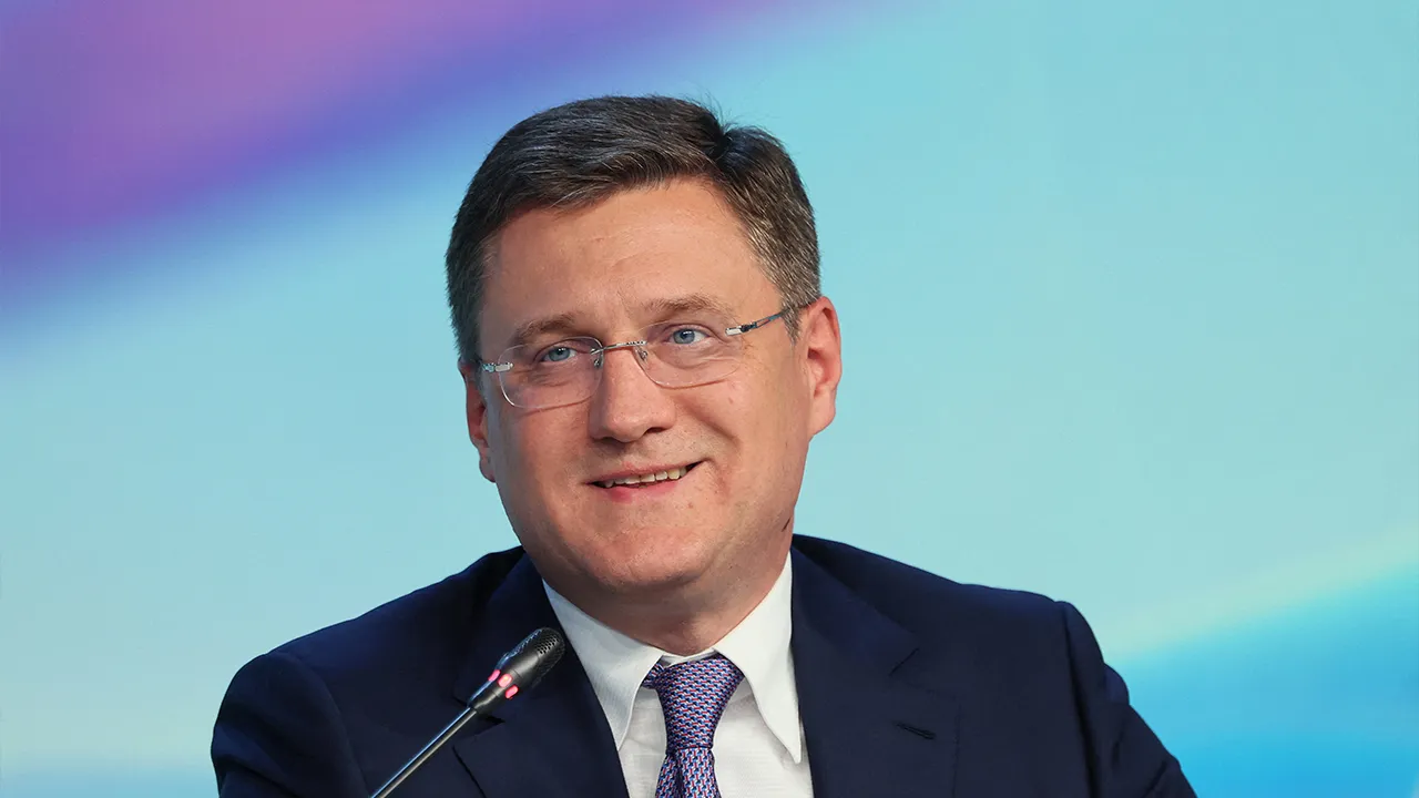 Russia's Deputy Prime Minister Alexander Novak attends the plenary session of the Russian Energy Week international forum in Moscow, Russia, October 16, 2026. REUTERS