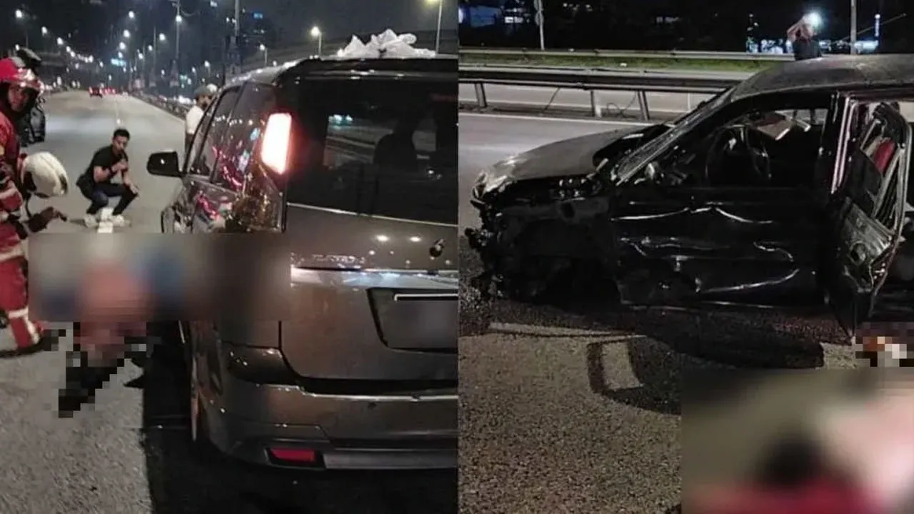 Dua individu maut manakala lima cedera dalam kemalangan di Jalan Penyajak U1/45B, Hicom-Glenmarie Industrial Park, Shah Alam pada awal pagi Isnin.