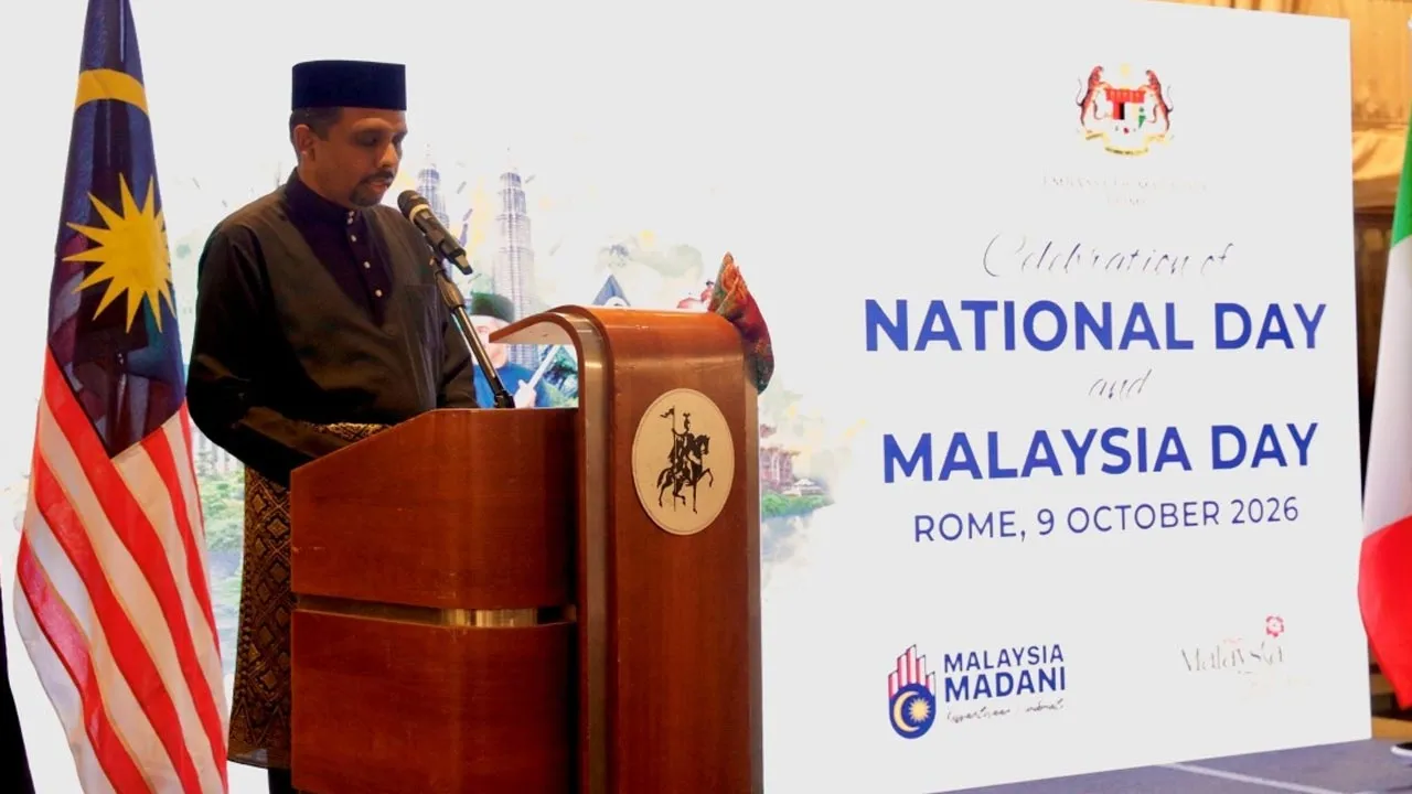 Duta Besar Malaysia ke Itali Datuk Shahabudeen Adam Shah. -- Kredit Kedutaan Besar Malaysia di Rome